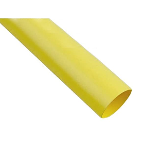 Kable Kontrol Kable Kontrol® 3:1 Heat Shrink Tubing - Dual Wall Adhesive Lined Polyolefin - 1-1/2" Inside Diameter - 4' Long Stick - Yellow - HS385-YW