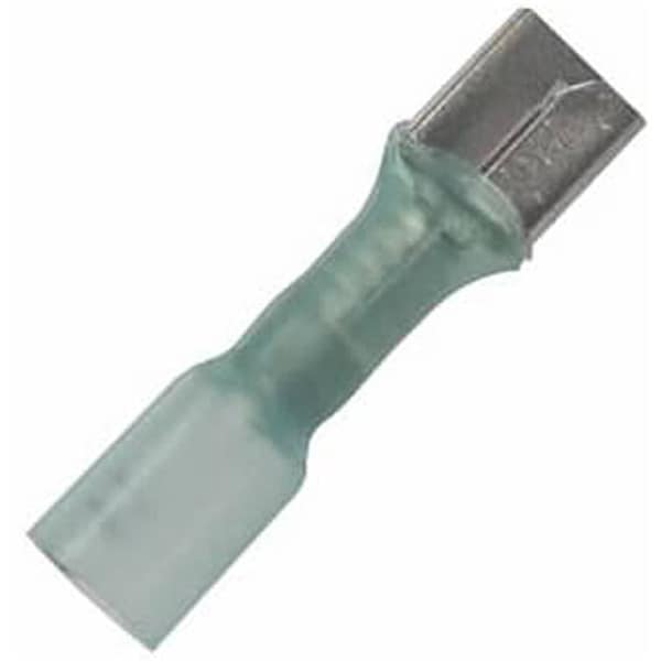 The Best Connection 10 Piece16-14 .250 Blue CSS Heat Shrink FM Disconnect - JTT2250F