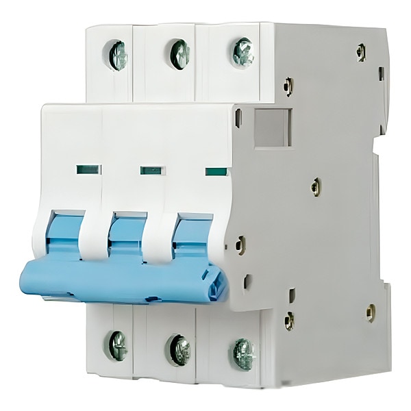 Dayton Circuit Breaker, NDB2-63 D63/3 Series, 63A, 3 Pole, 480V AC, 7.5kA at 480V AC, D Curve - 5ZVG5