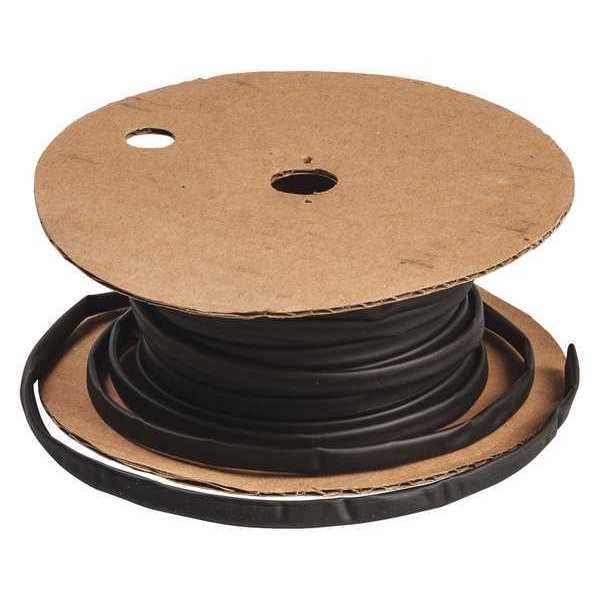 Brady Hot Stamper Shrink Tubing, 100 ft. L, Blk - HSA-64-BK