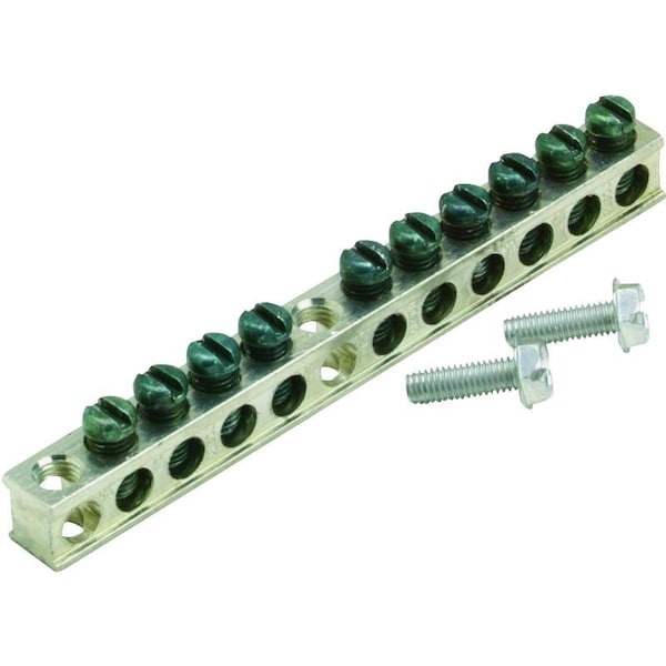 Eaton Cutler-Hammer Ground Bar Kit, 47 in L, 10 Terminal - GBKP10P