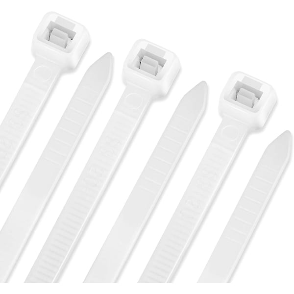 Us Cable Ties Cable Tie, 8 in., 120 lb, Natural Nylon, 100PK - HD8N100