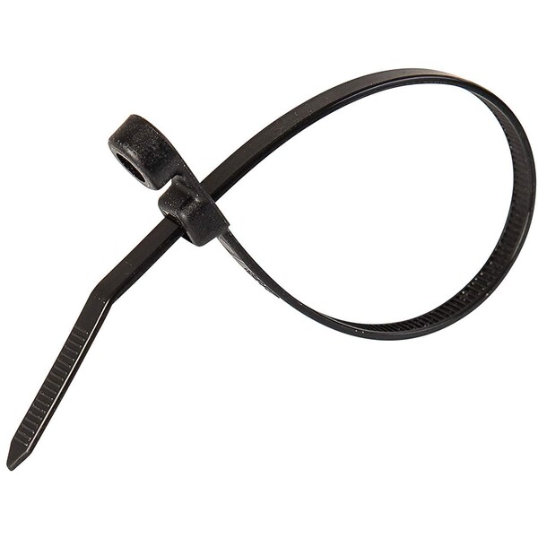Us Cable Ties Cable Tie, 15 in., Screw Mount, UV Black Nylon, 100PK - SMH15B100