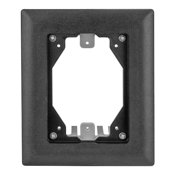 Hubbell Wiring Device-Kellems Electrical Box Cover, 1 Gang, Rectangular, Non-Metallic - PFBRFBL1