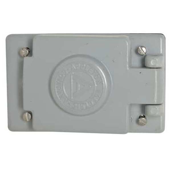 Appleton Electric 1 -Gang Vertical Weatherproof Cover, 2-13/16" W, 4-9/16" H - FSK-WR1