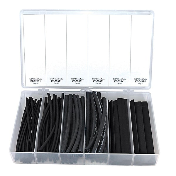 K-Tool International Shrink Tube Kit, 85 Piece - KTI00035