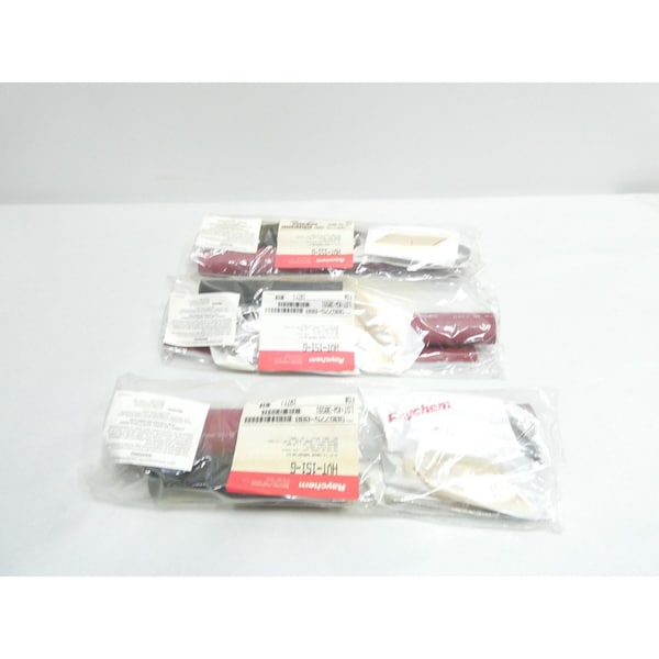 Raychem #4-1/0 AWG CABLE 1/C INDOOR TERMINATION KIT 15KV-AC WIRE SPLICE KIT & HEAT SHRINK TUBING, 3PK - HVT-151-G