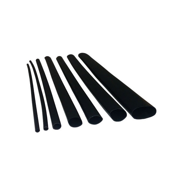 Electriduct 6:1 Heavy Wall Adhesive Lined Heat Shrinkable Tubing - HS6-ED-075-1-BK