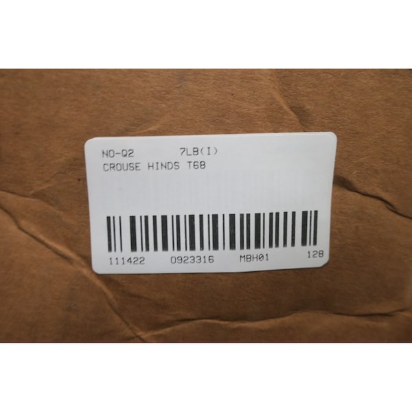 Crouse Hinds 2IN CONDUIT OUTLET BODIES AND BOX - T68