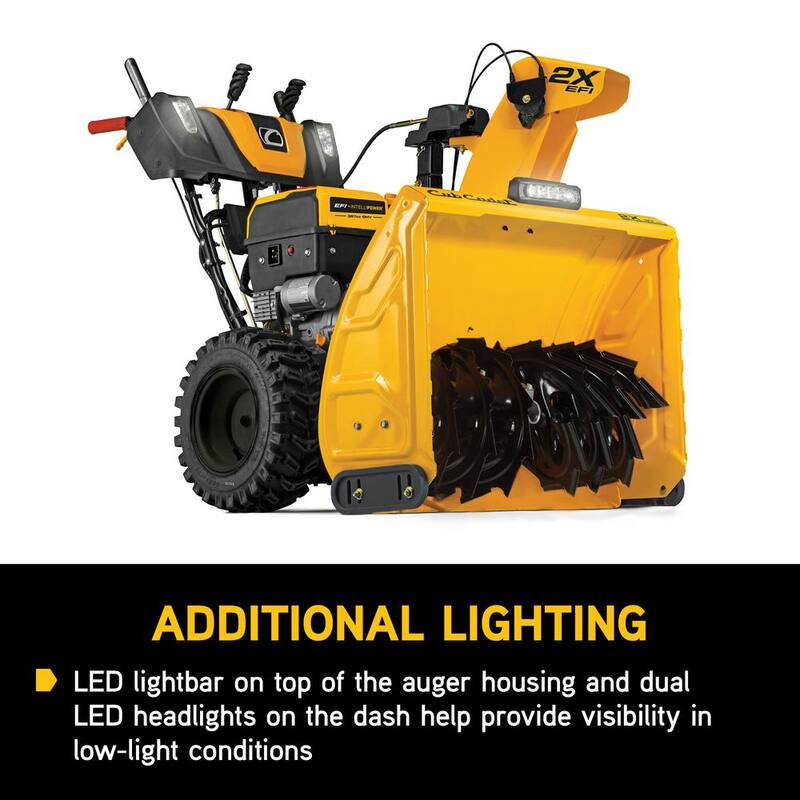 Cub Cadet 30 in. 357cc 2X Fuel Injected (EFI) Two-Stage Electric Start Gas Snow Blower with IntelliPower Tech and Heated Grips - 2X 30 EFI