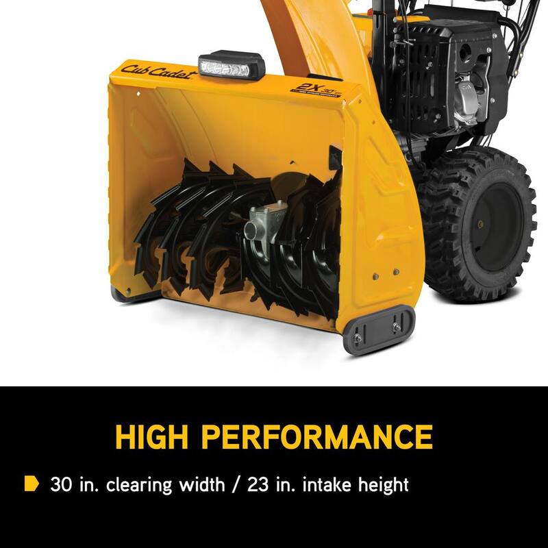 Cub Cadet 30 in. 357cc 2X Fuel Injected (EFI) Two-Stage Electric Start Gas Snow Blower with IntelliPower Tech and Heated Grips - 2X 30 EFI
