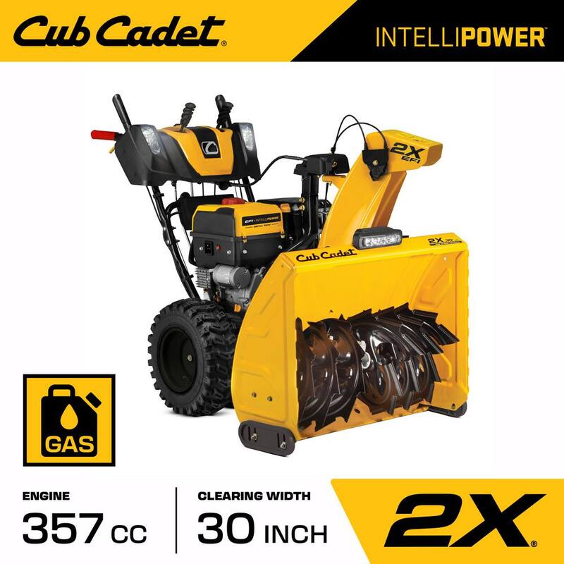 Cub Cadet 30 in. 357cc 2X Fuel Injected (EFI) Two-Stage Electric Start Gas Snow Blower with IntelliPower Tech and Heated Grips - 2X 30 EFI