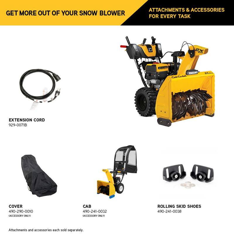 Cub Cadet 30 in. 357cc 2X Fuel Injected (EFI) Two-Stage Electric Start Gas Snow Blower with IntelliPower Tech and Heated Grips - 2X 30 EFI