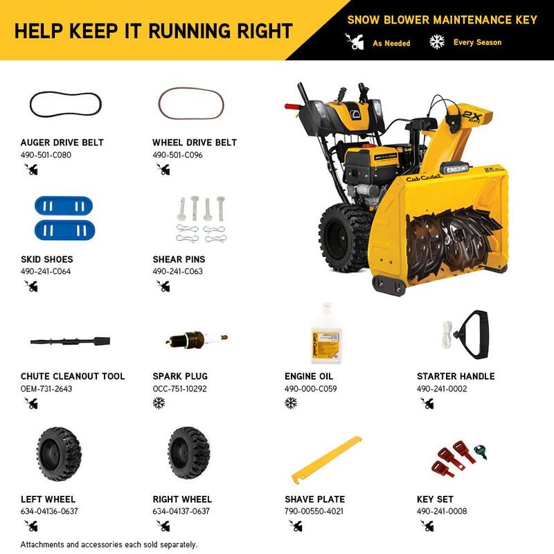 Cub Cadet 30 in. 357cc 2X Fuel Injected (EFI) Two-Stage Electric Start Gas Snow Blower with IntelliPower Tech and Heated Grips - 2X 30 EFI