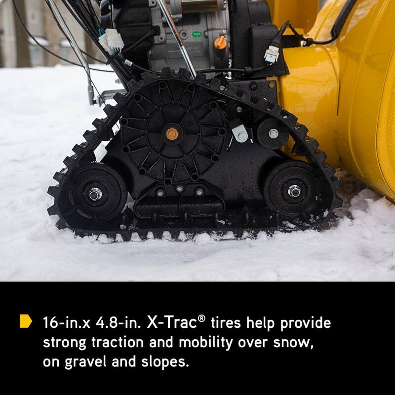 Cub Cadet 3X 26 in. 357cc Track Drive Three-Stage Electric Start Gas Snow Blower with Steel Chute Power Steering Heated Grips - 3X 26 TRAC w/LED Light Bar