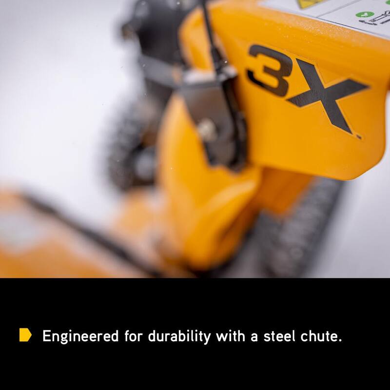 Cub Cadet 3X 26 in. 357cc Track Drive Three-Stage Electric Start Gas Snow Blower with Steel Chute Power Steering Heated Grips - 3X 26 TRAC w/LED Light Bar