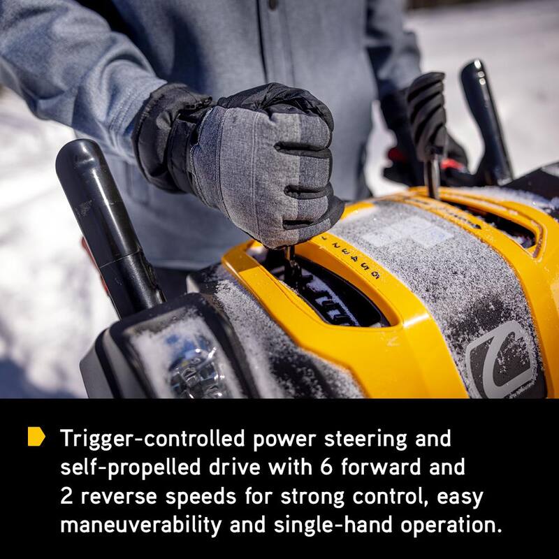 Cub Cadet 3X 26 in. 357cc Track Drive Three-Stage Electric Start Gas Snow Blower with Steel Chute Power Steering Heated Grips - 3X 26 TRAC w/LED Light Bar