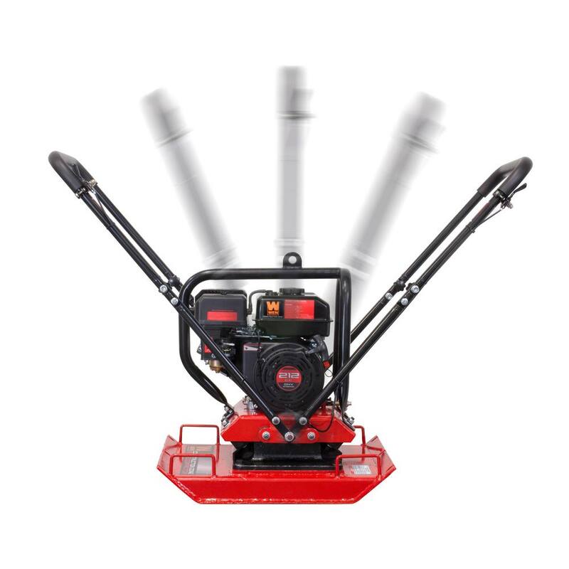 WEN 7 HP 4500-Pound Compaction Force Plate Compactor, CARB Compliant - 56035T