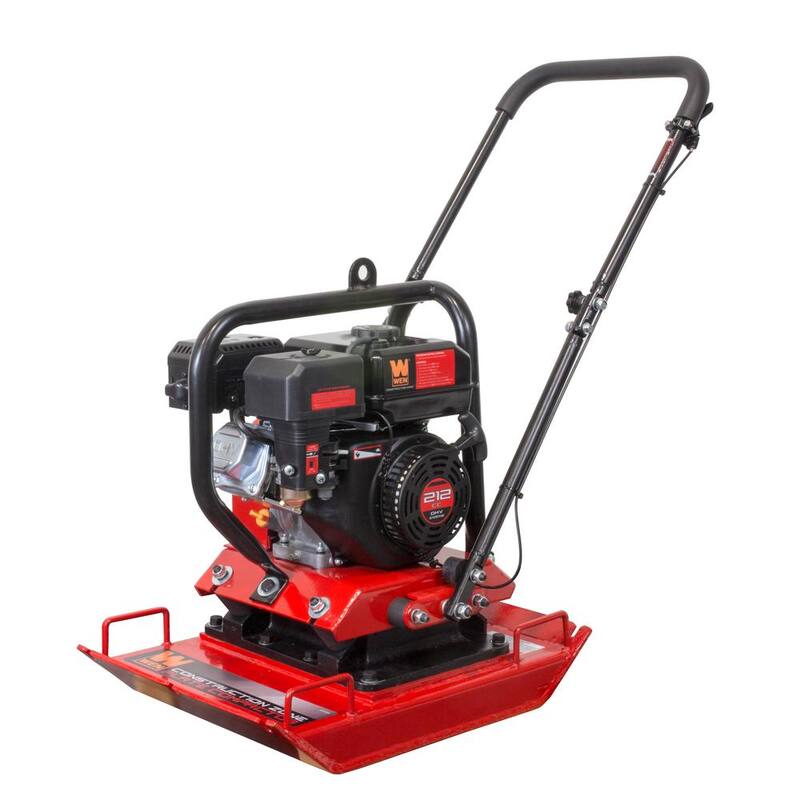 WEN 7 HP 4500-Pound Compaction Force Plate Compactor, CARB Compliant - 56035T