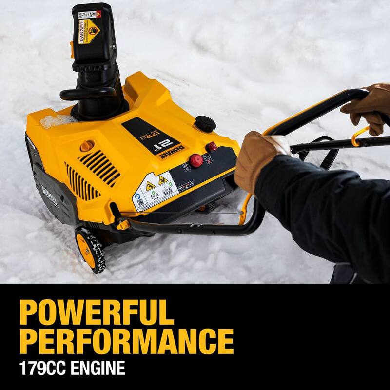 DEWALT 21 in. 179 cc Single-Stage Gas Snow Blower - 31P-2S6HA38