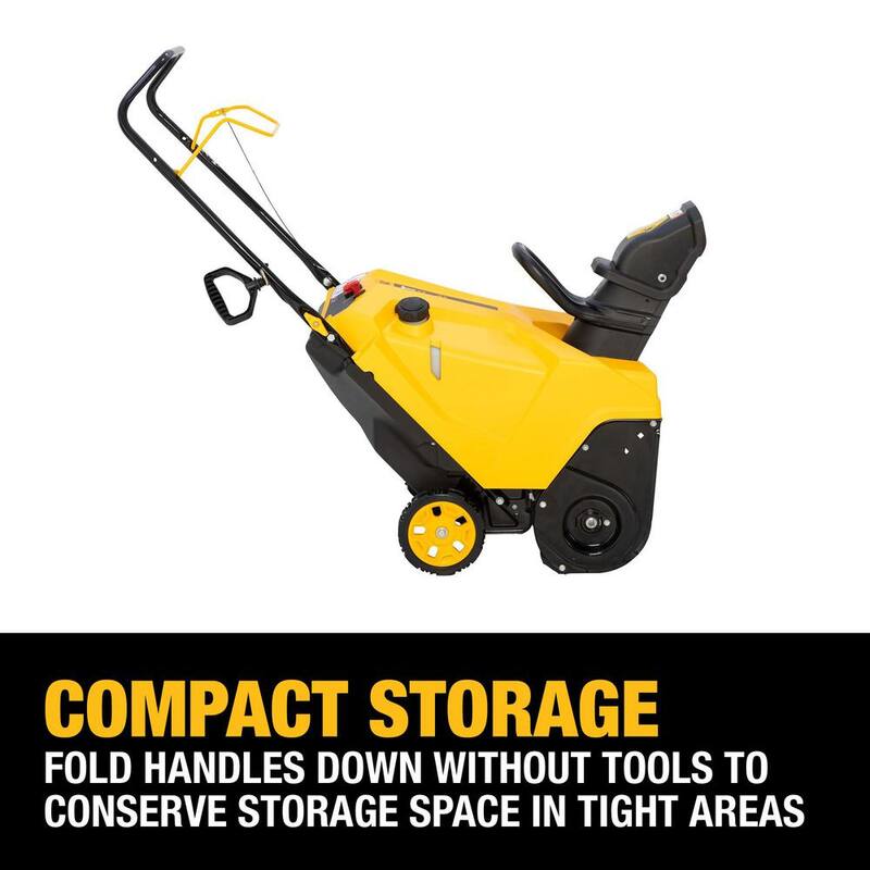 DEWALT 21 in. 179 cc Single-Stage Gas Snow Blower - 31P-2S6HA38