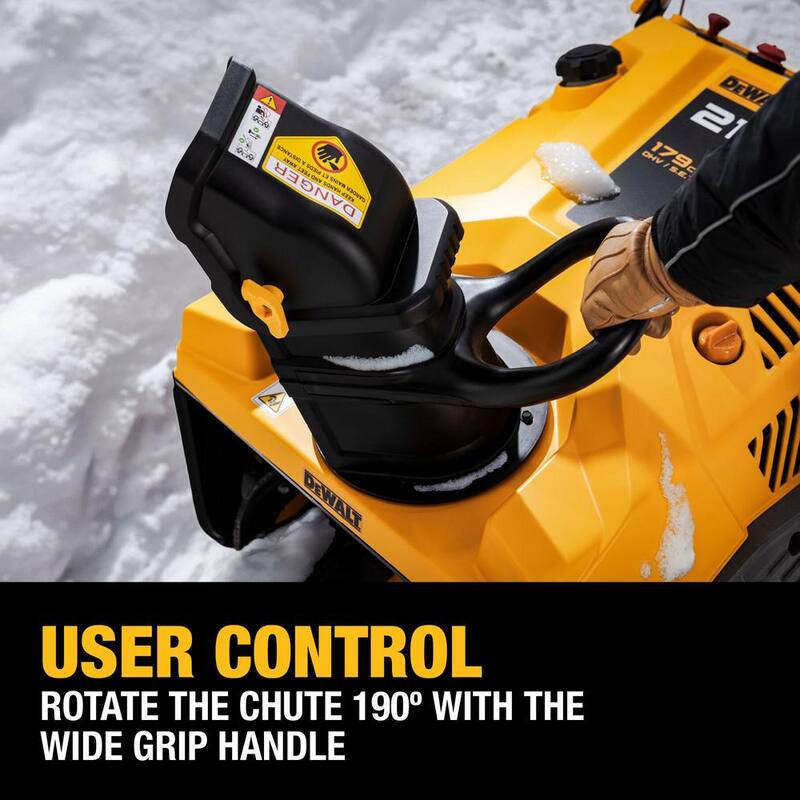 DEWALT 21 in. 179 cc Single-Stage Gas Snow Blower - 31P-2S6HA38