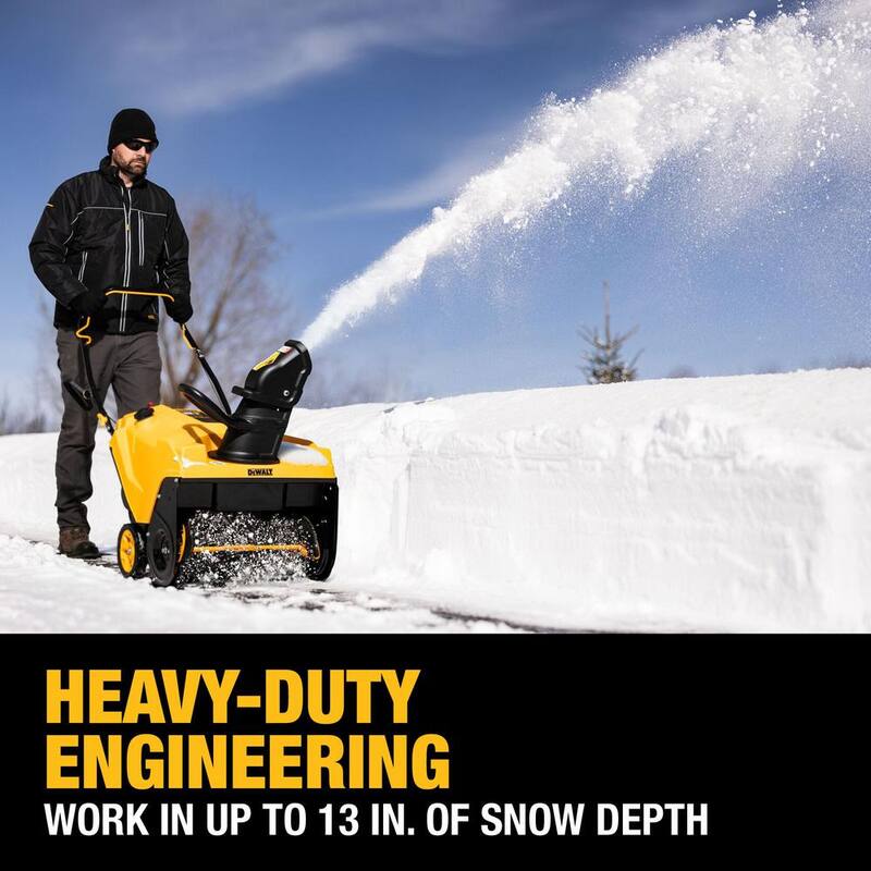 DEWALT 21 in. 179 cc Single-Stage Gas Snow Blower - 31P-2S6HA38
