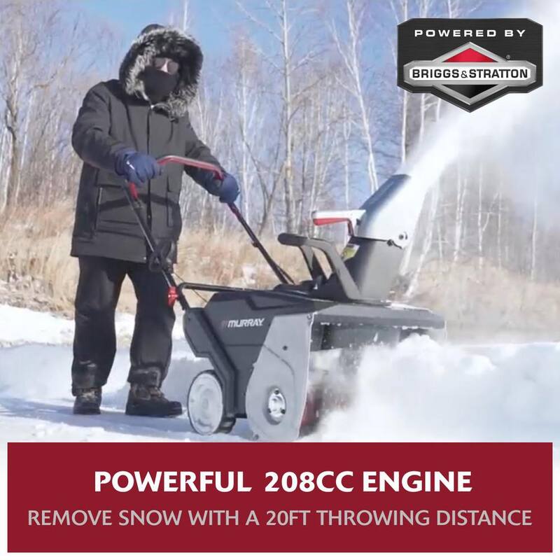 Murray Flurry 21 in. 208 CC Single-Stage Gas Snow Blower - MYS2120801