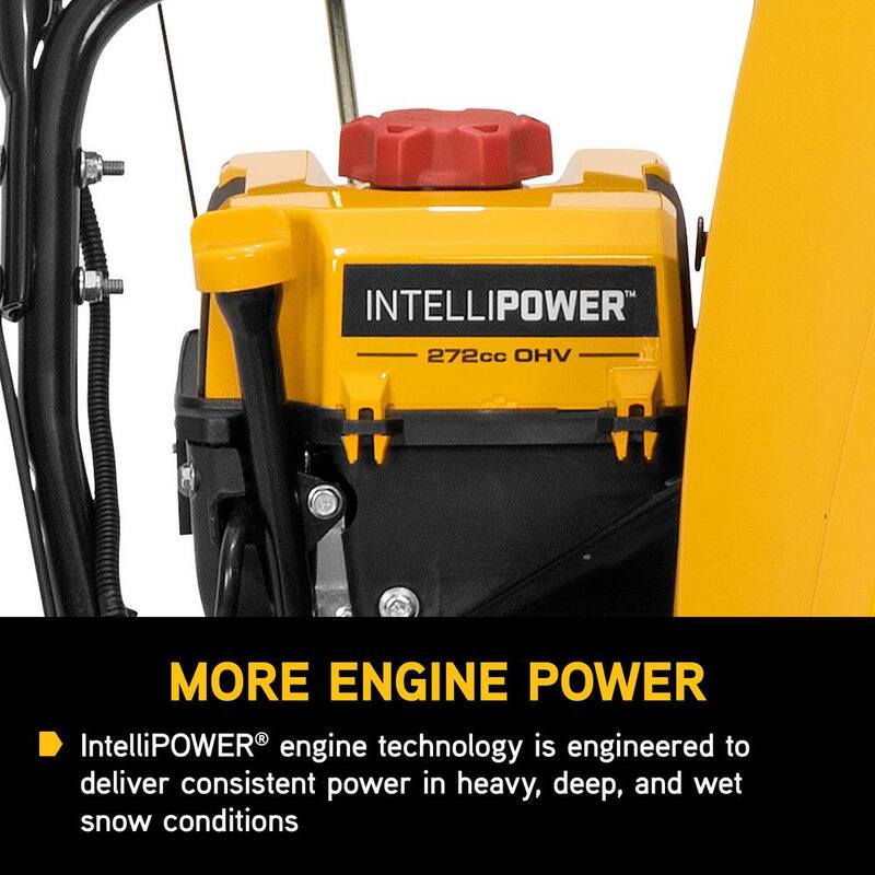 Cub Cadet 2X 26 in. 243cc IntelliPower Track Drive Two-Stage Electric Start Gas Snow Blower with Power Steering and Steel Chute - 2X 26 TRAC IP