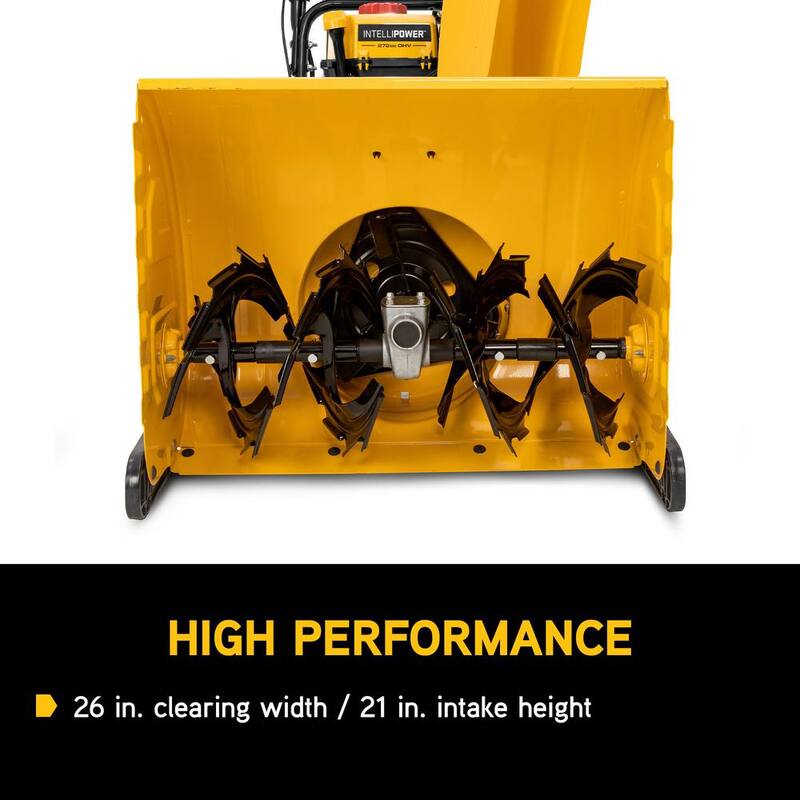 Cub Cadet 2X 26 in. 243cc IntelliPower Track Drive Two-Stage Electric Start Gas Snow Blower with Power Steering and Steel Chute - 2X 26 TRAC IP