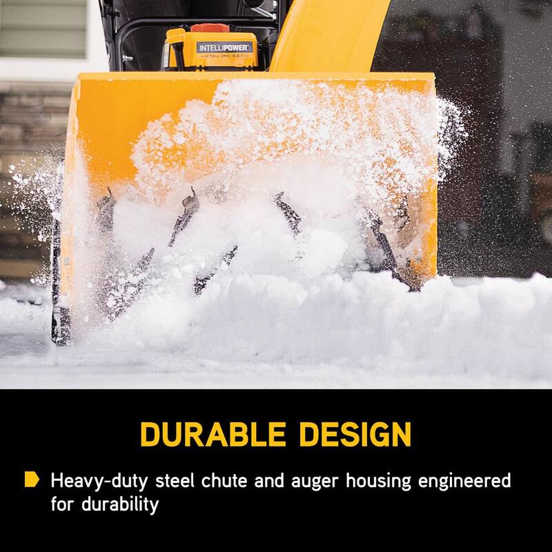 Cub Cadet 2X 26 in. 243cc IntelliPower Track Drive Two-Stage Electric Start Gas Snow Blower with Power Steering and Steel Chute - 2X 26 TRAC IP
