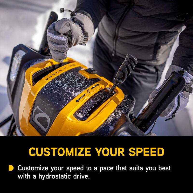 Cub Cadet 3X MAX 34 in. 420cc Fuel Injected (EFI) Three-Stage Electric Start Gas Snow Blower w/IntelliPower Hydrostatic Drive - 3X 34" MAX Hydro EFI IntelloPower