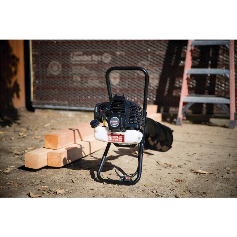 Legend Force 52 cc 2-Cycle Gas Powered 1-Man Earth Auger with 8 in. Bit - 201125
