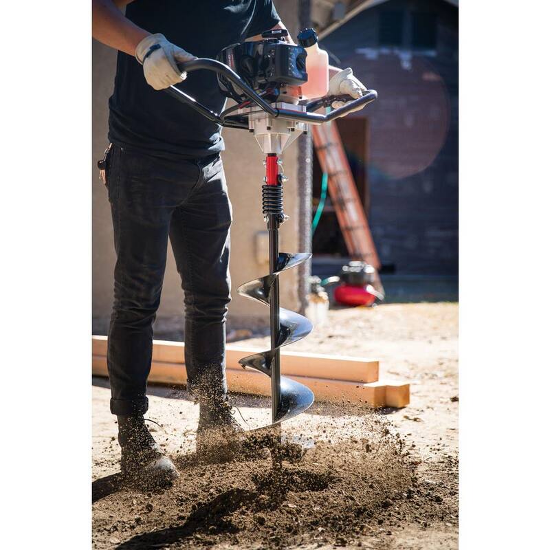 Legend Force 52 cc 2-Cycle Gas Powered 1-Man Earth Auger with 8 in. Bit - 201125