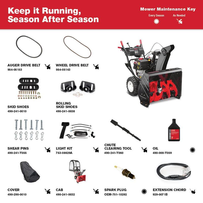 Troy-Bilt Arctic Storm 30 in. 357cc Two-Stage Electric Start Gas Snow Blower with Power Steering and Electric 4-Way Chute Control - Arctic Storm 30