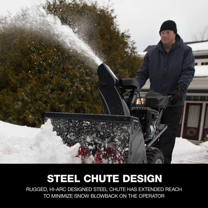 Troy-Bilt Arctic Storm 30 in. 357cc Two-Stage Electric Start Gas Snow Blower with Power Steering and Electric 4-Way Chute Control - Arctic Storm 30