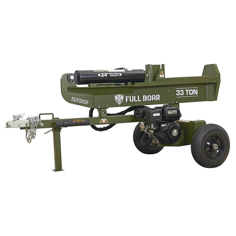 FULL BOAR 33 Ton 236 cc Gas Engine Log Splitter (49 State) - H6033FB