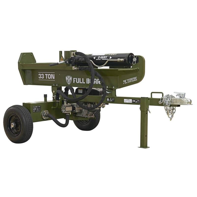 FULL BOAR 33 Ton 236 cc Gas Engine Log Splitter (49 State) - H6033FB