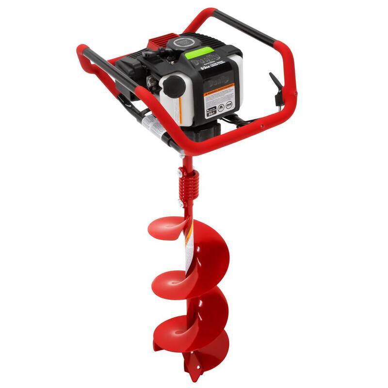 Earthquake Dually 1-Man or 2-Man Earth Auger Combo with 10 in. Auger Bit and Fishtail Point, 52cc 2-Cycle Viper Engine - 38899