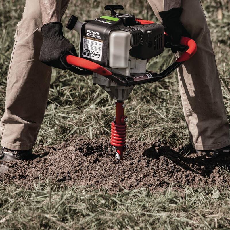Earthquake E43 43 cc 1-Man Earth Auger Powerhead with 8 in. Earth Auger Bit - 42024