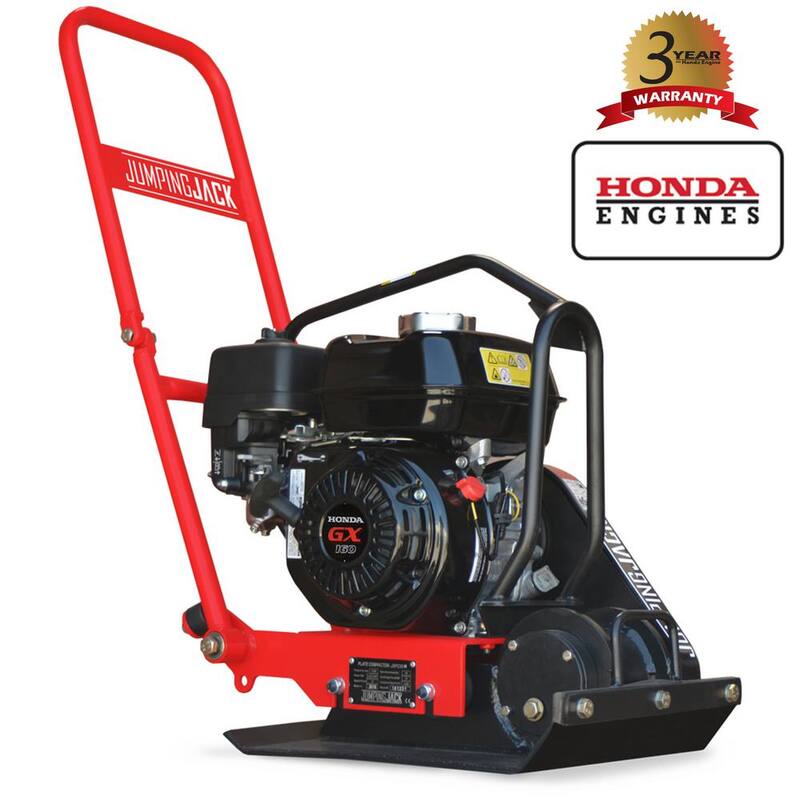 Tomahawk Power 5.5 HP Honda Vibratory Plate Compactor for Soil Compaction - JXPC50H