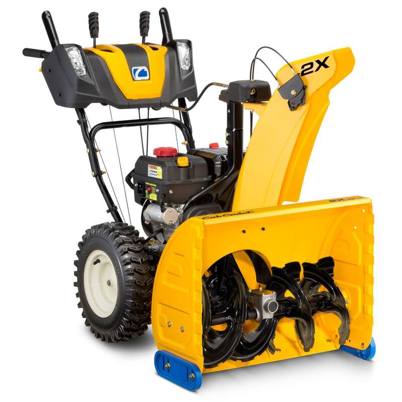 Cub Cadet 2 x 26 in. 243 cc 2-Stage Gas Snow Blower with Electric Start, Power Steering and Steel Chute - 2X 26 HP