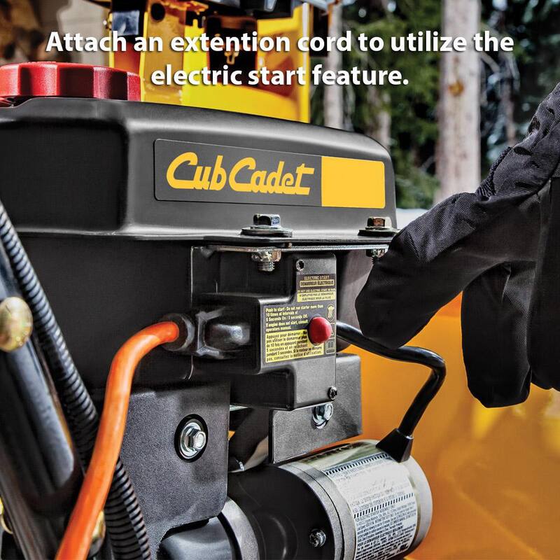 Cub Cadet 2 x 26 in. 243 cc 2-Stage Gas Snow Blower with Electric Start, Power Steering and Steel Chute - 2X 26 HP