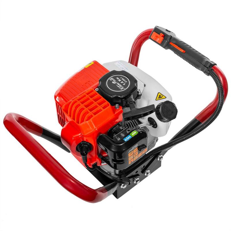 XtremepowerUS 55 cc V-Type 55CC 2-Stroke Gas Earth EPA Earth Auger Powerhead - 81096-H