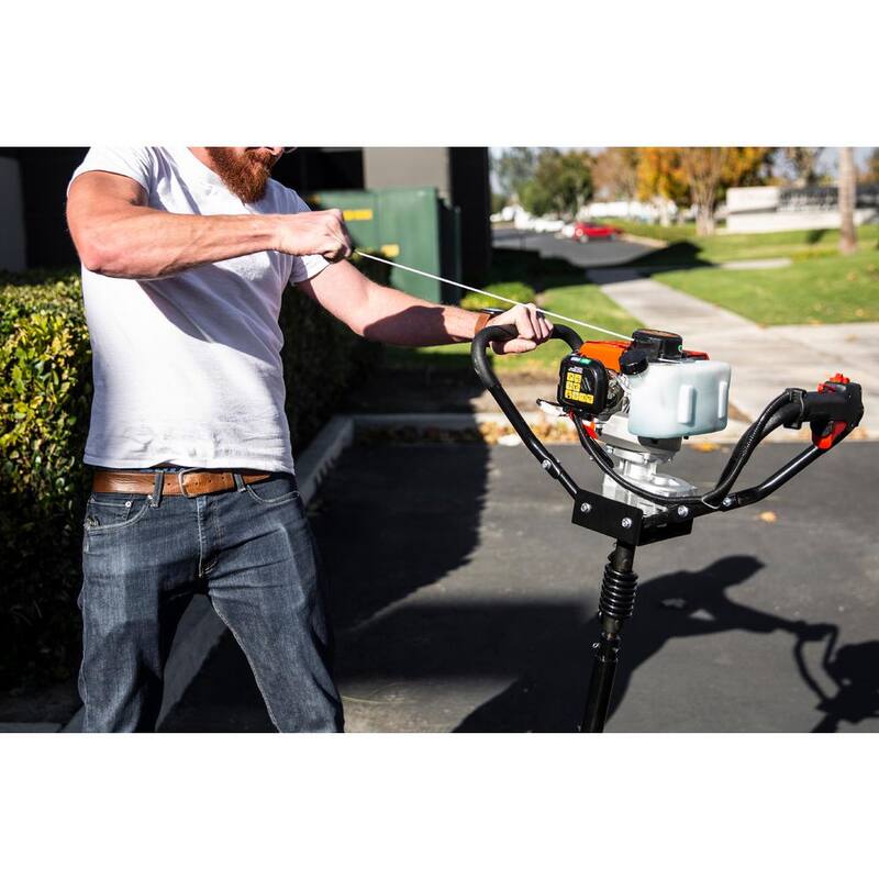 XtremepowerUS 43 CC 1-Man Post Hole Auger Digger with 8 in. Bit - 81094-H