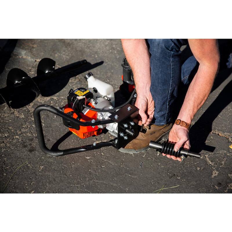 XtremepowerUS 43 CC 1-Man Post Hole Auger Digger with 8 in. Bit - 81094-H