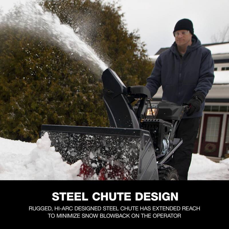 Troy-Bilt Arctic Storm 34 in. 357cc 2-Stage Electric Start Gas Snow Blower with Power Steering and Electric 4-Way Chute Control - Arctic Storm 34