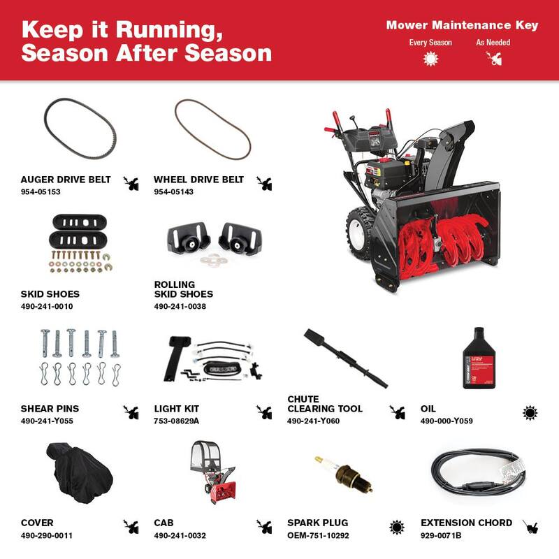 Troy-Bilt Arctic Storm 34 in. 357cc 2-Stage Electric Start Gas Snow Blower with Power Steering and Electric 4-Way Chute Control - Arctic Storm 34