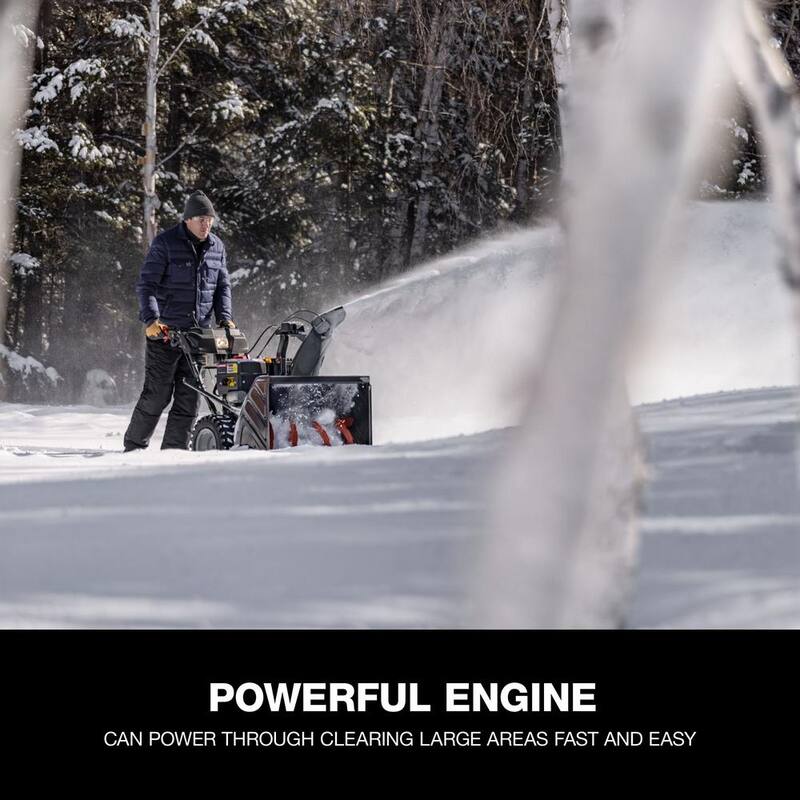 Troy-Bilt Arctic Storm 34 in. 357cc 2-Stage Electric Start Gas Snow Blower with Power Steering and Electric 4-Way Chute Control - Arctic Storm 34