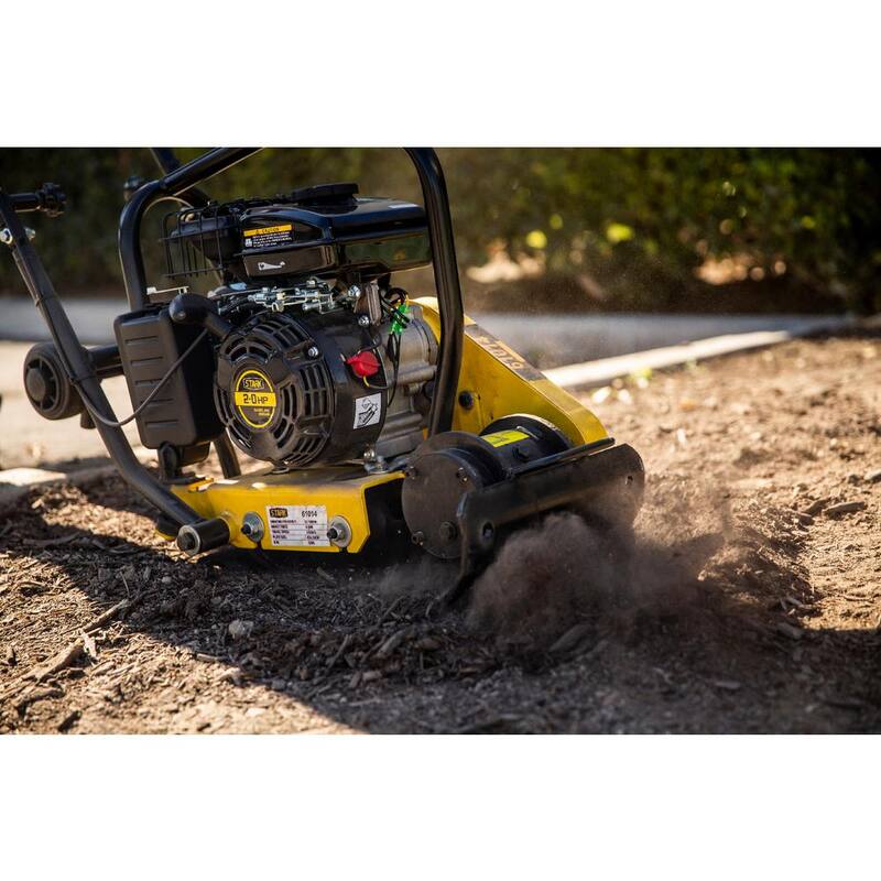 STARK USA 2000 lbs. Compaction Force Plate Compactor and Vibratory Asphalt/Soil Rammer - 61014-H2